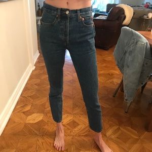 double needle crop redone